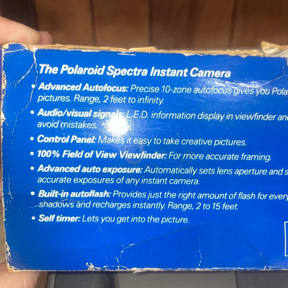 Polaroid Spectra Auto Focus System In Original‎ Box